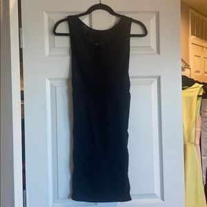 Bebe black cutout dress
